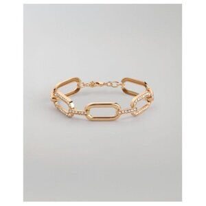 Avon Studio 1886 Pave Link Statement Bracelet-New In Box